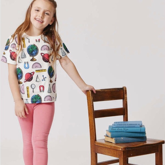 NWT Pink Chicken Organic Leggings Brandied Apricot - Picture 2 of 5